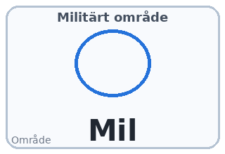 Militärt område