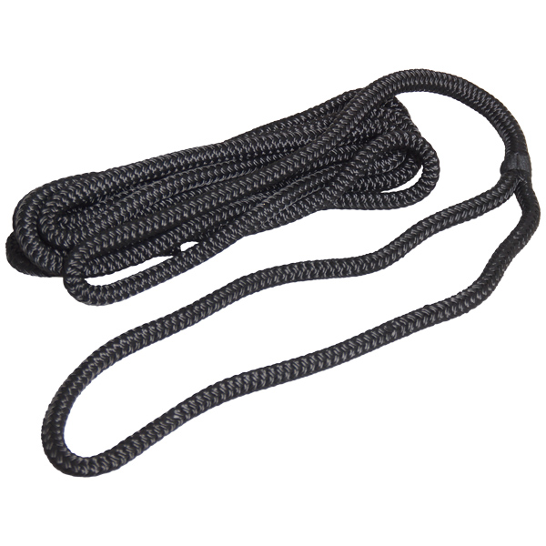 Robline förtöjning flätad, Svart 16mm x 6m