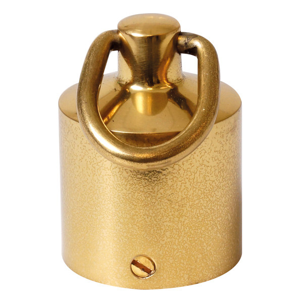 Räckesändfäste mässing med ring Ø36mm