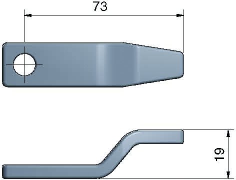 Regel 2.5" lång, medium