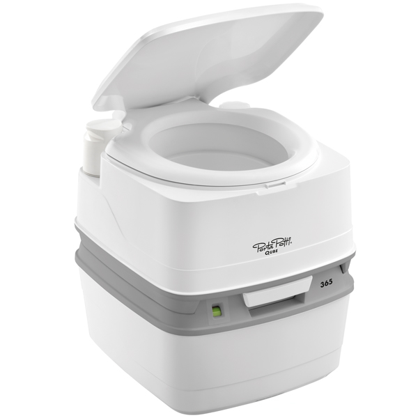 Porta potti toalett qube 335 vit med durkbeslag