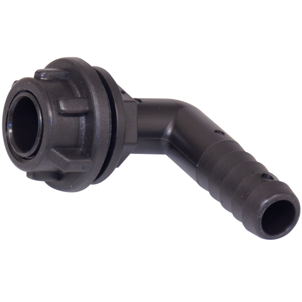 Slangstos 3/8" x 12mm 90 grader