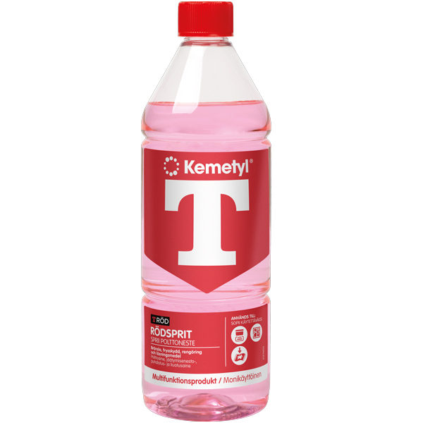Kemetyl T-Röd Spritbränsle 4L