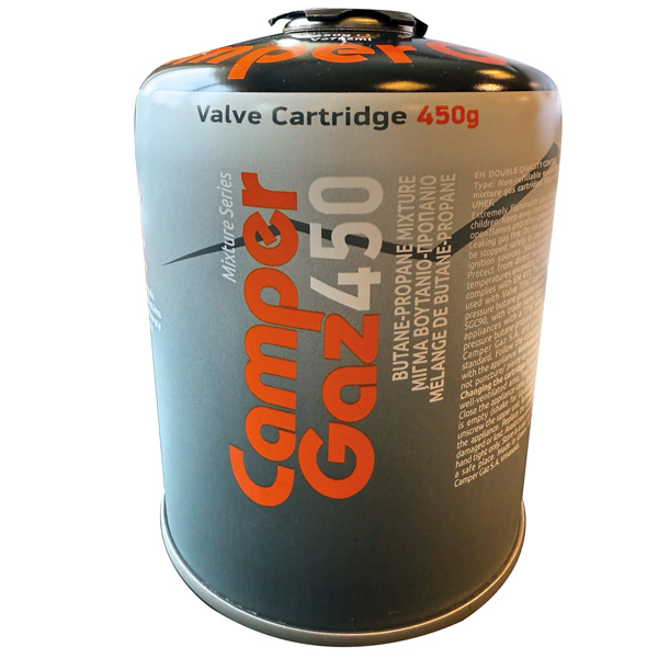 Gasolflaska 450 gr. ventil 7/16 NS EN 417