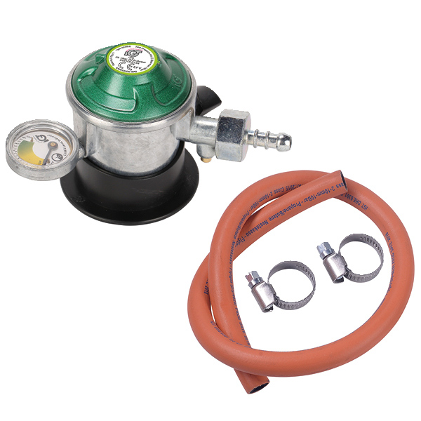 Reduceringsventil basic med manometer & 2 meter slang Ø10mm