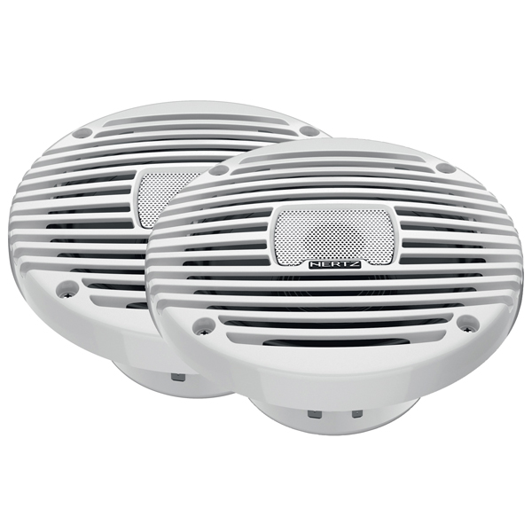 Hertz HEX 6.5 M-TW - 6.5"" 4 Ohm marin högtalare Total, Vit
