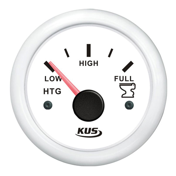 Kus tankmätare spillvatten, vit 0-190hm, 12/24V