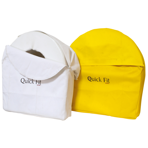 Lalizas väska till hästskoboj gul quick fit med velcro
