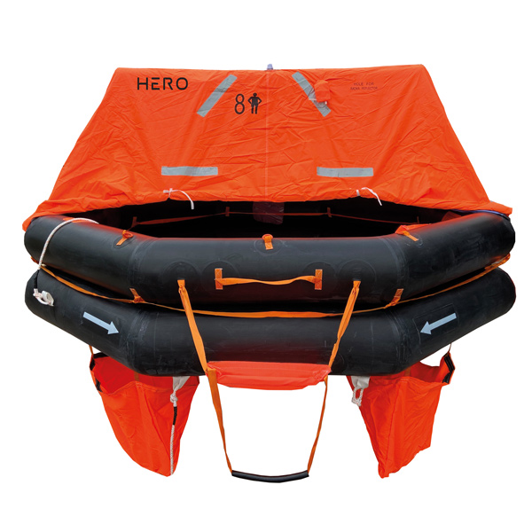 HERO Livflotte YACHT cylindrisk 8 personer SOLAS A
