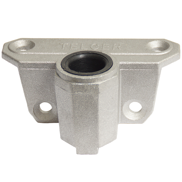 Årklyksfäste 2 1/4" för sidomontering alu, 1st, Hål Ø 17,3mm