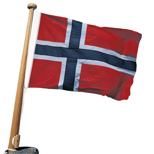 Båtflagga Norge, 90x62 cm
