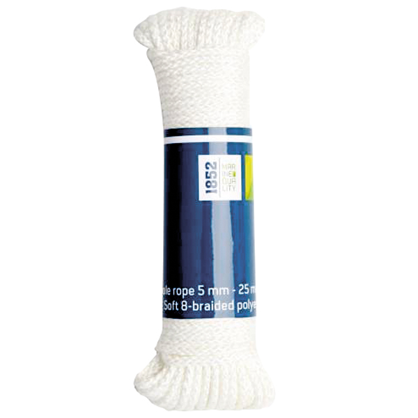 1852 Flagglina Ø5mm 25m mjuk 8-flätad polyester