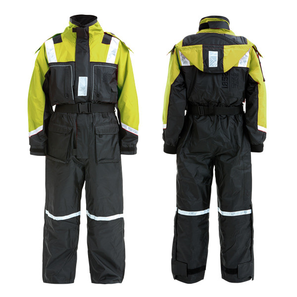 1852 flytoverall svart/gul 50N EN ISO 12402-6, strl 140cm