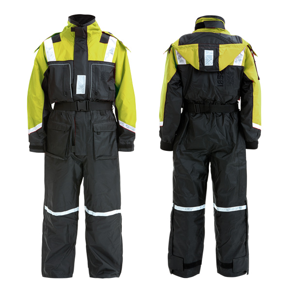 1852 flytoverall svart/gul 50N EN ISO 12402-6, strl XS