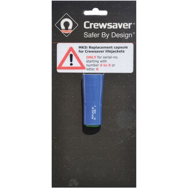 Crewsaver Auto patron Mk5i, blå UML, till äldre flytv.