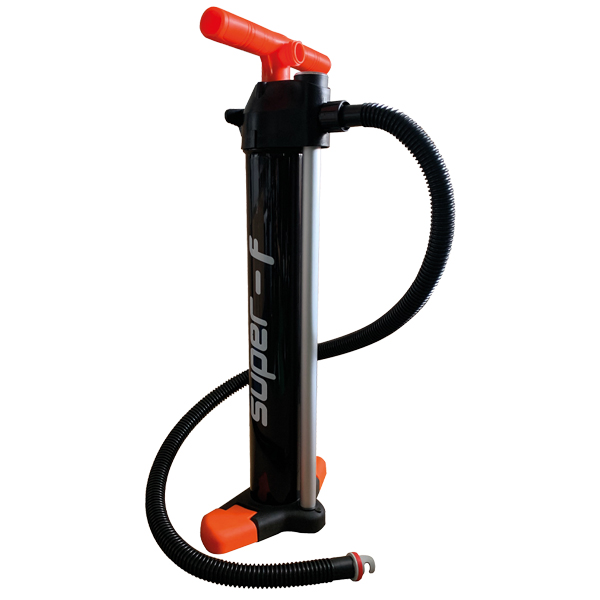 Super-F Handpump med manometer til SUP 2 bar 2x2100cc Vit