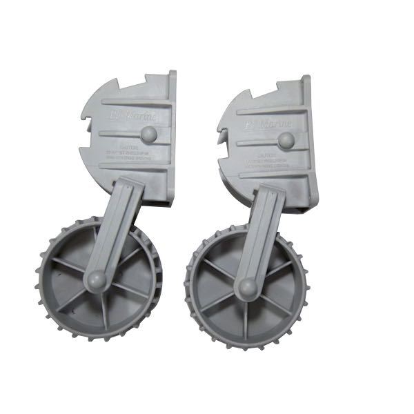Transporthjul Ø13 cm b 9 cm för gummibåt av lätt och stark PVC