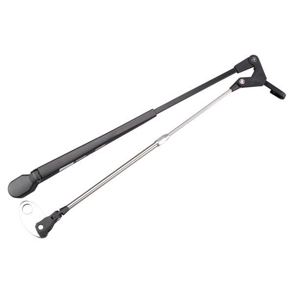 Parallell torkararm svart ss, 482-609 mm