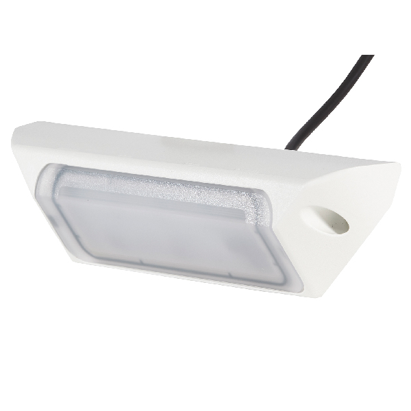 Hella däcksbelysning vit LED 1200 lumen vinkl. 45 gr. 12/24v