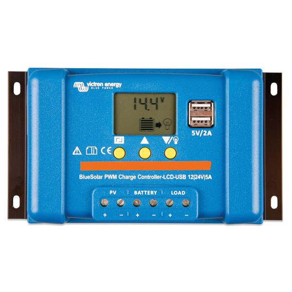 Victron BlueSolar PWM LCD och USB 12/24 V 20Amp