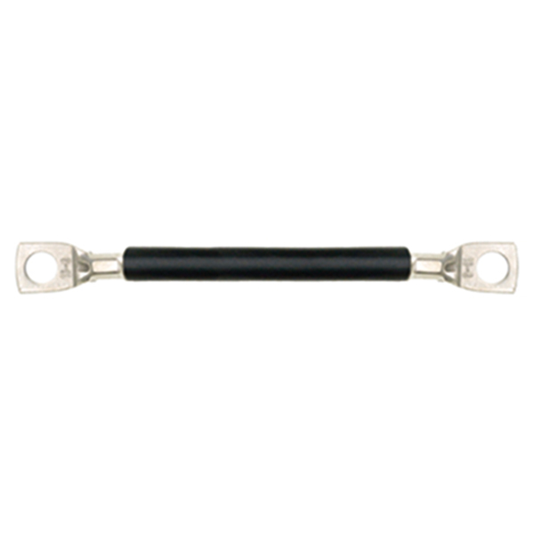 1852 Batterikabel förtennad svart 50mm2 1,4m med kabelsko