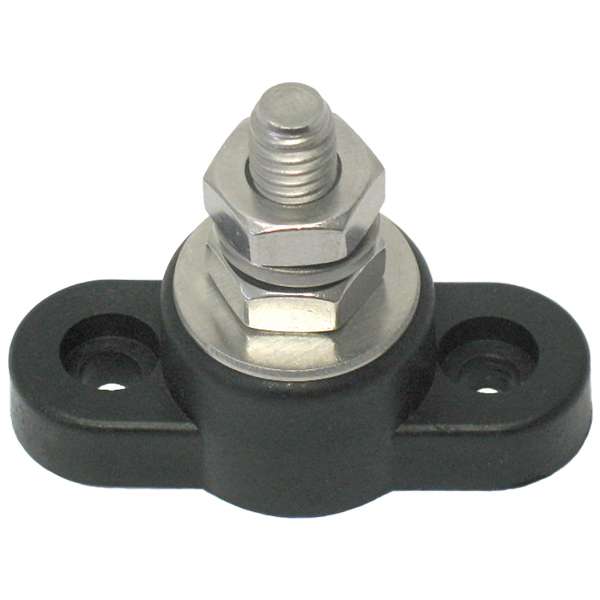 EL koppling enkel svart max. 190Amp Ø7,9 mm