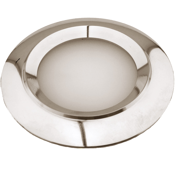 Nauticled Brava Chrome inbyggnadsspot Ø55/70 mm 12Vdc 2/20 W IP