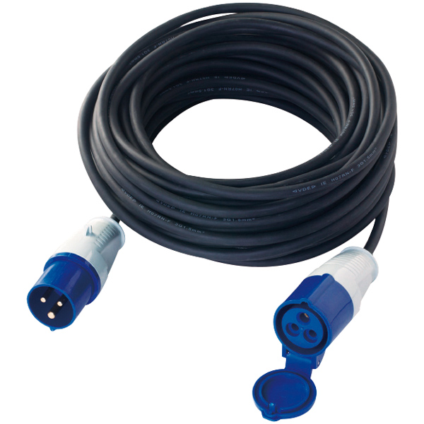 Cee 220 V förlängningssladd 3 x 2,5 mm - 15 m.
