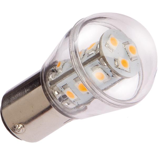 Nauticled bajonett BA15D/BA15 Ø25x48 mm 10-35vdc 1,6/15 W