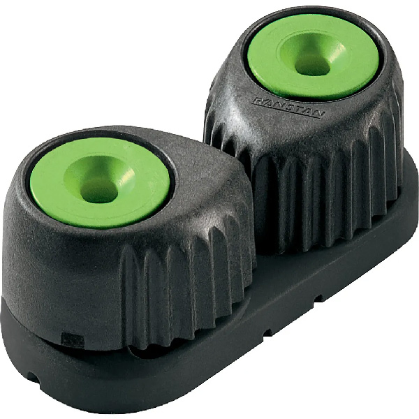 Ronstan Medelstor cleat, grön för 3-12 mm lina