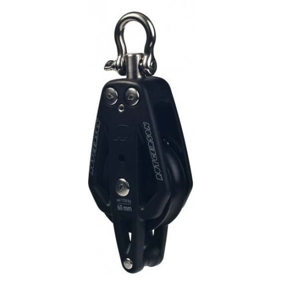 Enkelblock 60 mm hundsvott, 220 g