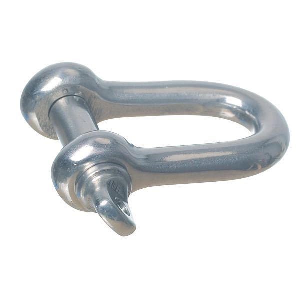 1852 Schackel med vingskruv RF stål 5 mm