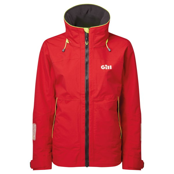 Gill OS32JW coastal dam jacka röd strl 8