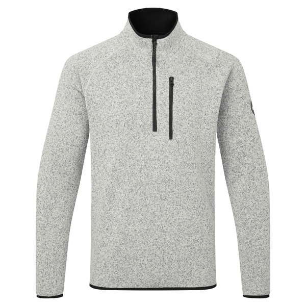 Gill 1500 Fleece jacka 1/4 blixtlås, Grå strl L