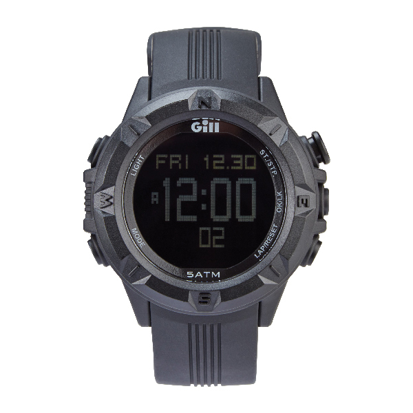 Gill Stealth Racer klocka, svart rem