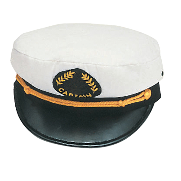 Kaptensmössa vit stl. 59