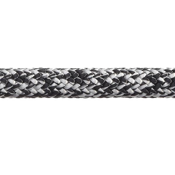 Robline Admiral 7000 Dyneema fall, 8mm svart/vit - 1m