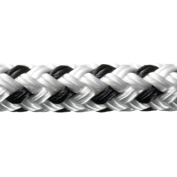 Robline Rio 18 mm Vit/Svart 100 m