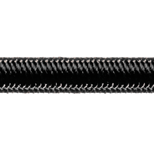 Robline elastisk lina 10 mm Svart 100 m