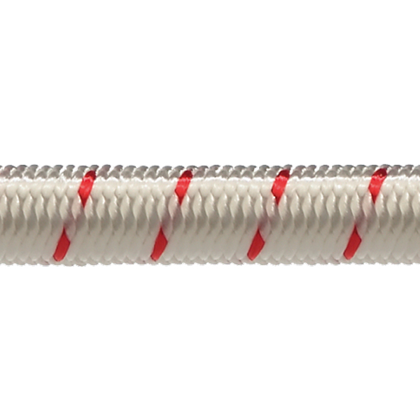 Robline elastisk lina 3 mm Vit/Röd 250 m