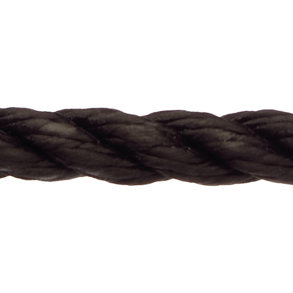 Robline Cormoran Förtöjningslina, 10mm svart - 1m
