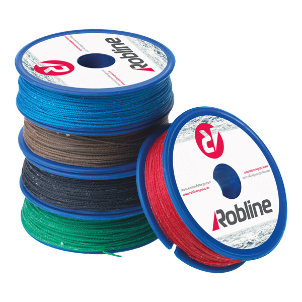 Robline vaxat tackelgarn 0,8 mm grön låda 10x80 m