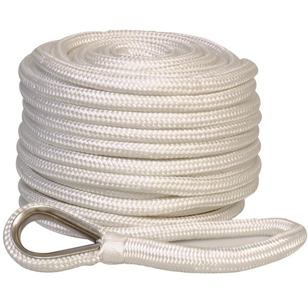 Ankarlina flätad polyester med bly 12 mm 30 m