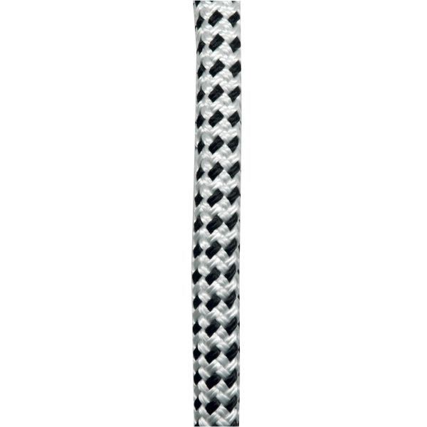 Robline förtöjningslina db. flätad 16 mm 10 m vit/svart