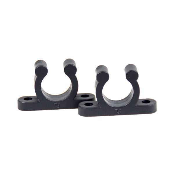 Nylonclips 30 mm 2 st med utv. hål
