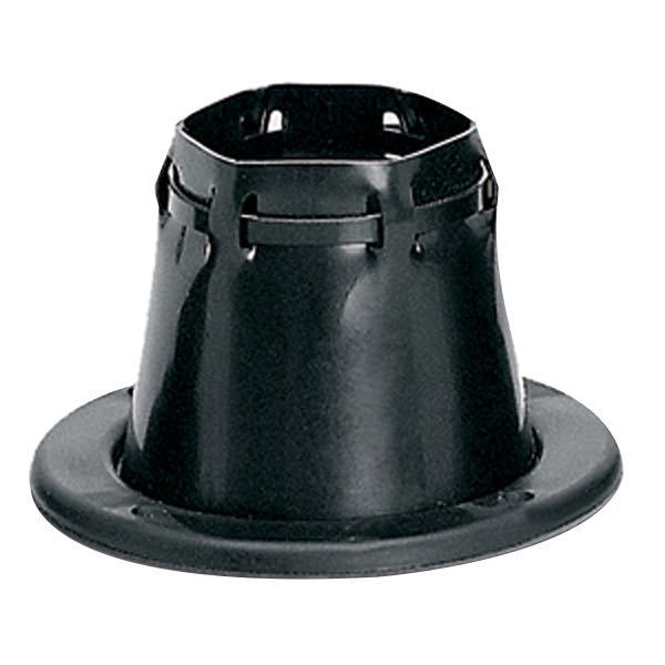 Gummibälg svart Ø105 mm med strip