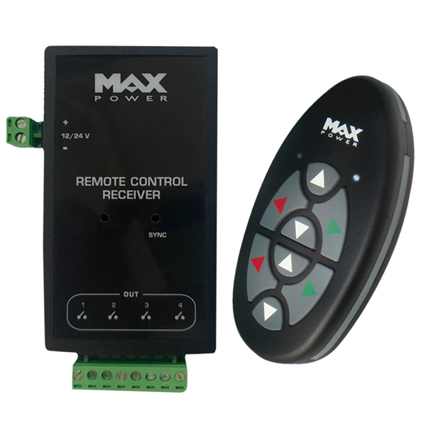 Max Power trådlös fjärrkontroll + mottagare för bogpropeller