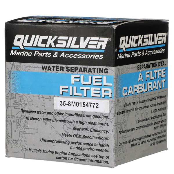 Quicksilver 8M0154772 Bränslefilter, vattensep. - Johnson/Evinrude