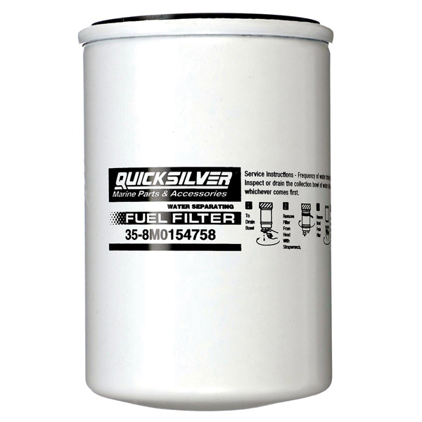 Quicksilver 8M0154758 Bränslefilter, vattensep. - olika marinmotorer