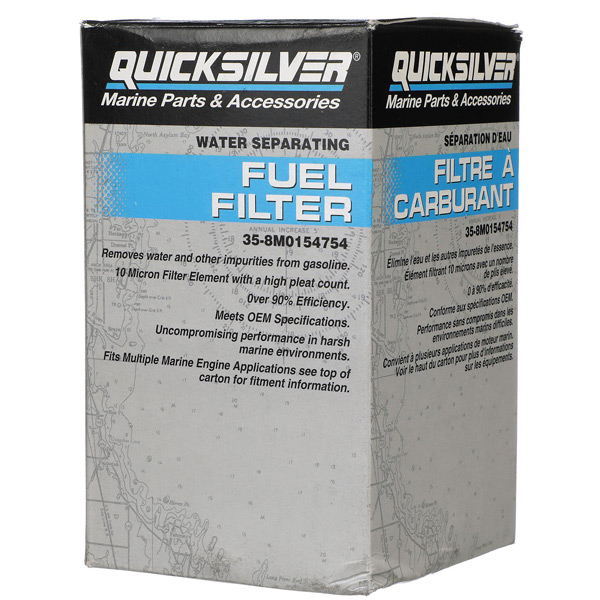 Quicksilver 8M0154754 Bränslefilter, vattensep. - Yamaha 2/4-takt utombordare